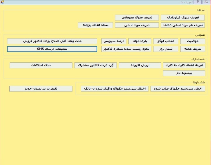 نحوه ارسال پیامک از طریق نرم افزار مجلل