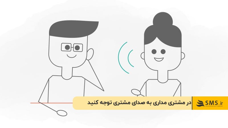 در مشتری مداری به صدای مشتری توجه کنید