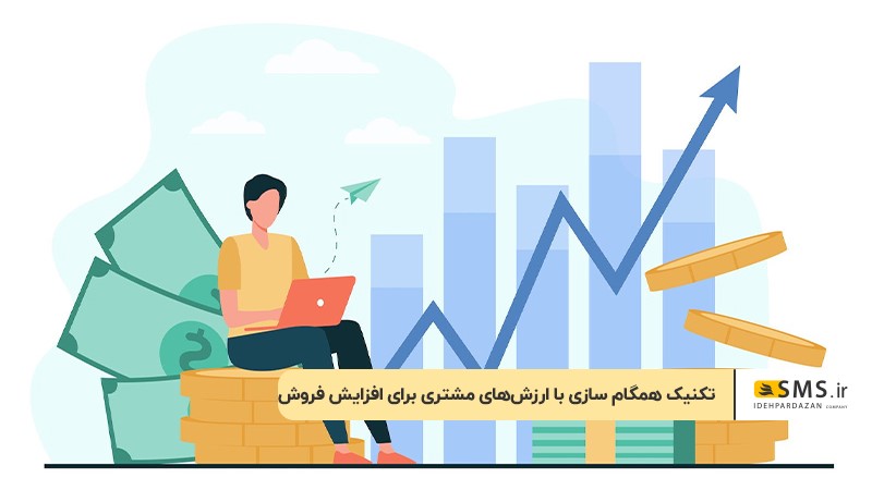 افزایش فروش با تکنیک همگام سازی با ارزش‌های مشتری