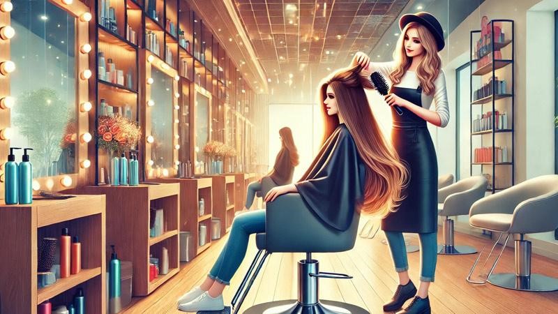 تبلیغ کوتاهی مو؛ معرفی خدمات با متن حرفه‌ای